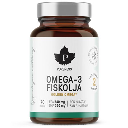 Pureness Omega-3 Fiskolja 70 kapslar