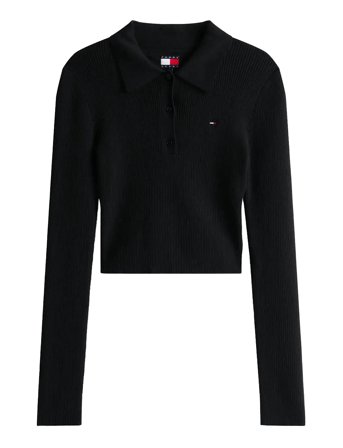 Tommy Jeans | Tjw Essential Polo Ls Sweater | S