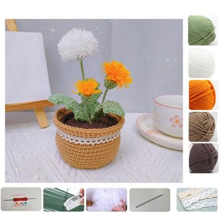 Hæklesæt Blomster Hæklesæt TARAXACUM POTTED TARAXACUM POTTED Taraxacum potted
