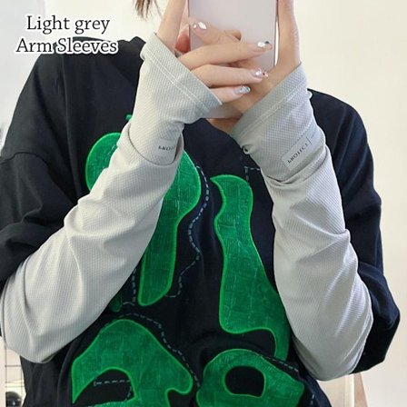 Armskydd Armärmar LJUSGRÅ ARMÄRMAR ARMÄRMAR light grey Arm Sleeves-Arm Sleeves