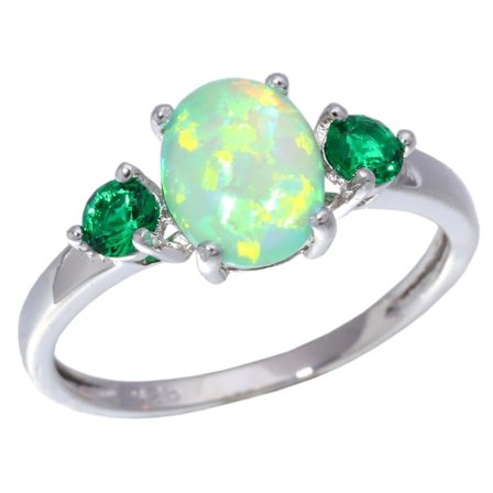 Hopeapinta-sormus Tuliopali