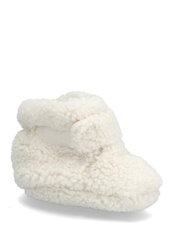 Mango Shearling Booties - White - ONE SIZE