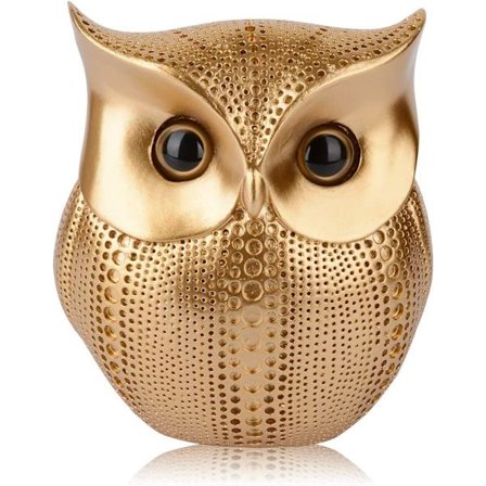 Ugle Statue Hjemmeindretning-Guld, Retro Buho Ugler Figurer Til Unik