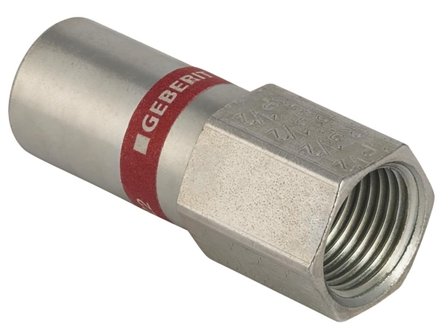 Geberit 1551038 Liitosnippa sisäkierre, Sileä pää 22 x 15 mm, Asennus