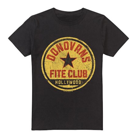 Ray Donovan Herr Fite Club T-Shirt XL Svart