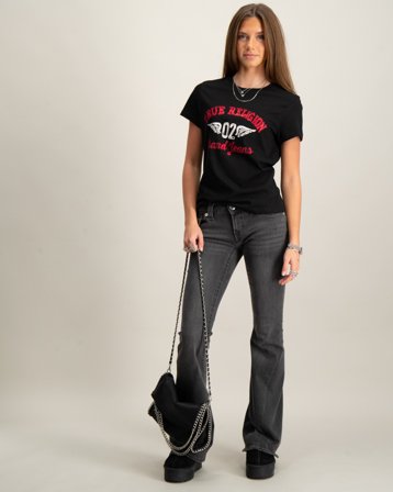 True Religion JOEY LOW RISE FLAP Grå Jeans Jente - Kids Brand Store