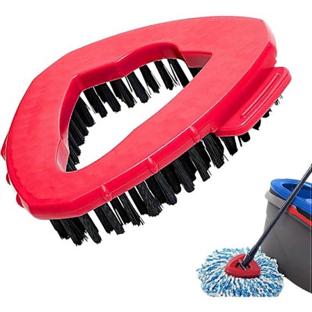 Total 1 st skrubbborste, kompatibel med O-Cedar Spin Mop 1 tank system, Spin Mop huvud refill skrubbborste