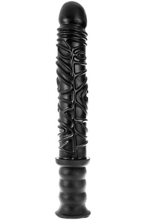 Dinoo King-Size Damocles Black 42 cm Analdildo - Blushme.se