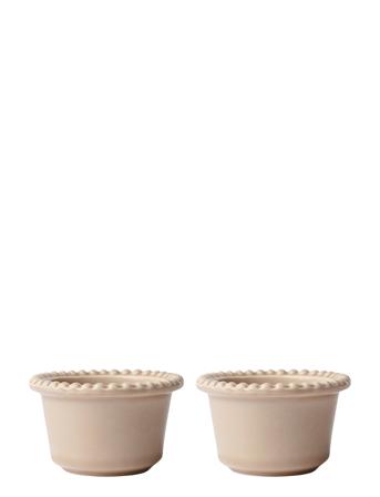 Daria 12 Cm Bowl Stonware 2-Pack Home Tableware Bowls Breakfast Bowls Beige PotteryJo