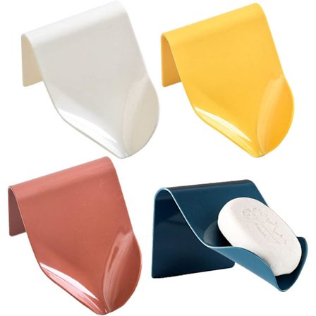 Afløbsbakke Sæbeskåle til Brusebad, Badeværelse, Badekar, Køkken, Selvklæbende Sæbeholder på Væg, Multifunktionel Telefonholder