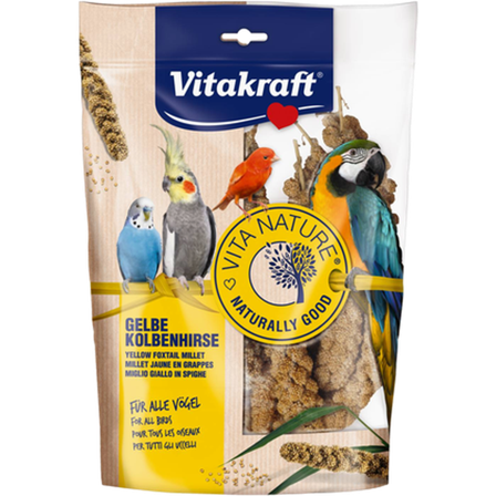 Vitakraft - Vita Nature hirsekolber 300 g - Fuglegodteri & kräcker - Naturgodbiter - ZOO.no