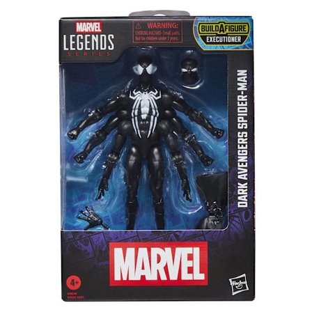 Dark Spider-Man actionfigur, 15 cm skala, leddelt, tilbehør