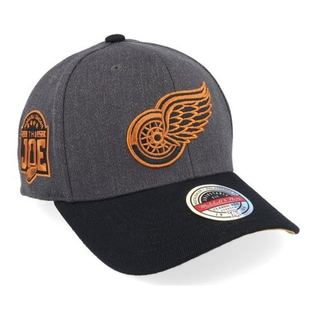 Mitchell & Ness - NHL Grå adjustable Keps - Hatstore Exclusive x Detroit Red Wings Power Play Grey/Black Adjustable @ Hatstore