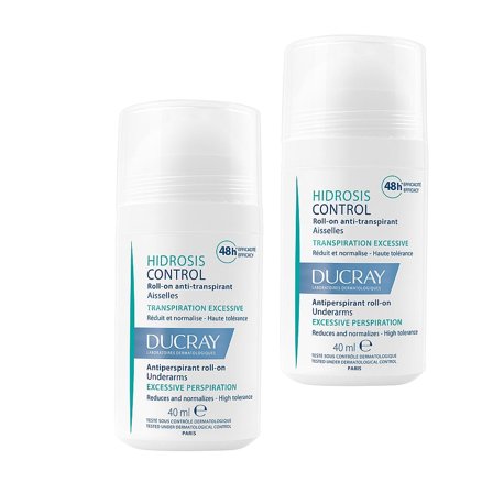 Ducray Hidrosis Control Antiperspirant Roll-On Duopack - 2 x 40 ml 2 x 40 ml, Parfumer & Dufte, Parfumer & Dufte, Deodorant