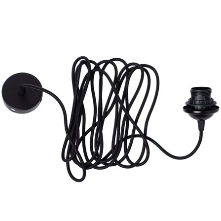 Edgeform E27 Pendelledning 5 meter, sort | KitchenOne