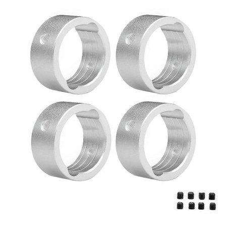 Outdrive Cup Skyddsring Drivaxel Kopplingshylsor Set för 1/6 4WD XRT 8S-78086-4 Rc Uppgraderingsdelar Silver