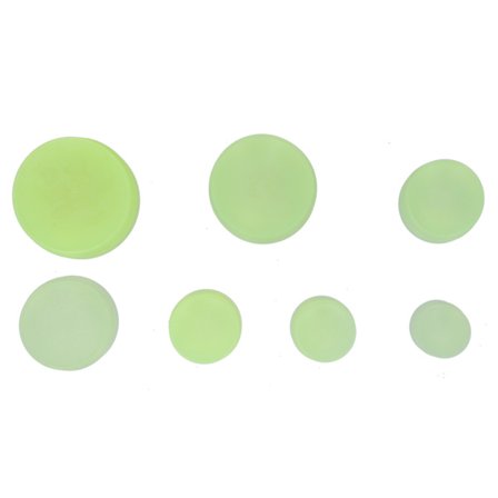 7 stk. kamerobjektivfjernerring i gummi til reparation af åbning