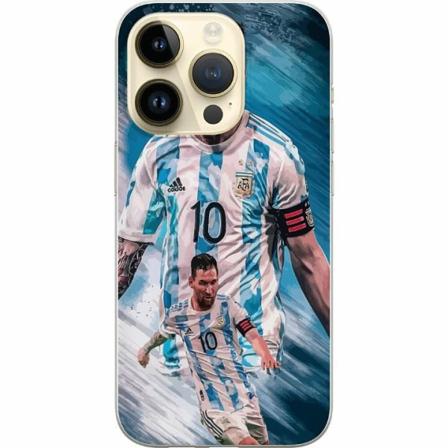 Apple Iphone 14 Pro Genomskinligt Skal Lionel Andrés Messi