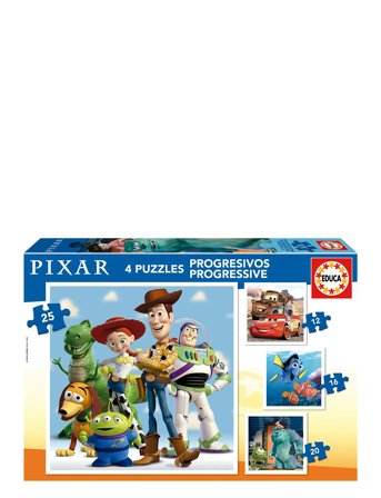Educa Educa 12-16-20-25 Disney Pixar - Multi/patterned - ONE SIZE