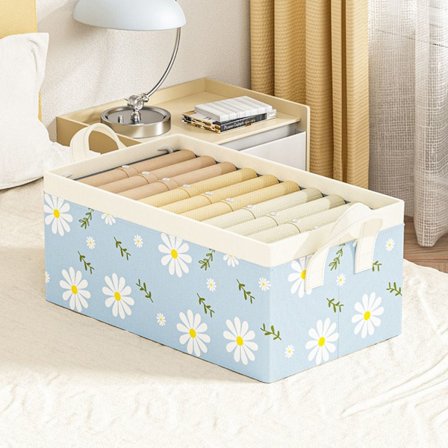 Tøj Opbevaringsboks Separatorkasser BLÅ