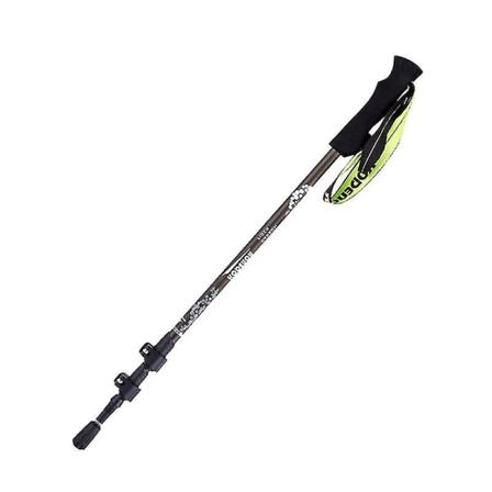 Hiilikuituinen taittuva vaellussauva, kolmiosainen retkeilysauva (harmaa valkoinen)