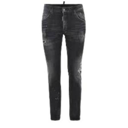 Dsquared2, Jeans Szary, Mężczyzna, Rozmiar: S