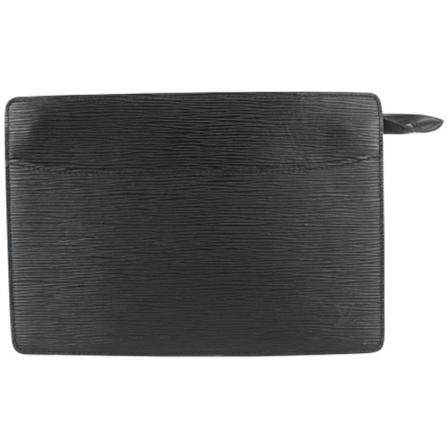 Louis Vuitton Vintage, Pre-owned Leather louis-vuitton-bags Zwart, Dames, Maat:ONE Size