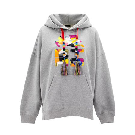 Etro Hoodie 19592_9061_2 Grå, Dame