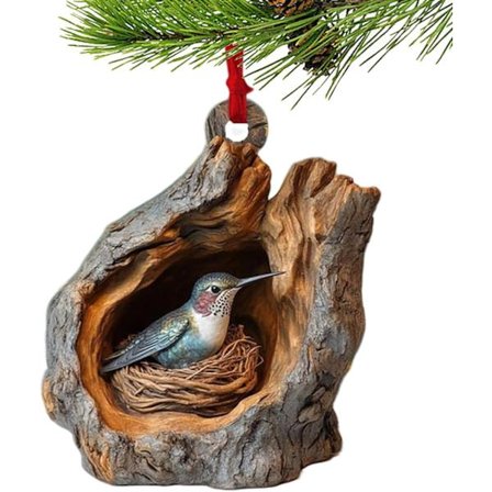 Djurjulgranspynt, Djurjulpynt, Akryl Waschbjörn Uggla Julgransdekorationer