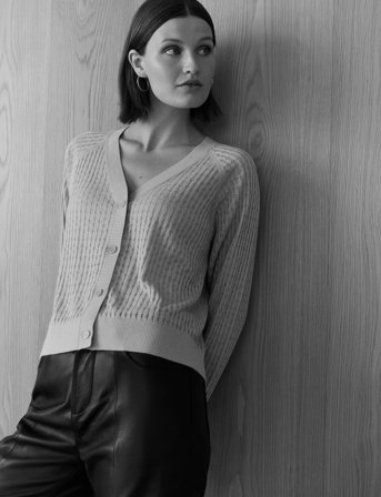 Rosemunde Rwsamira Ls Cardigan - Blue - XS