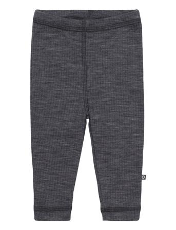 Legging, Dark Grey Drop Needle, Merino Wool Leggingsit Harmaa Smallstuff