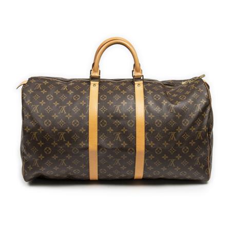 Louis Vuitton Vintage Pre-owned Keepall 55 Monogram Väska brun, Dam Vintage Väskor, Dam, Storlek: ONE SIZE