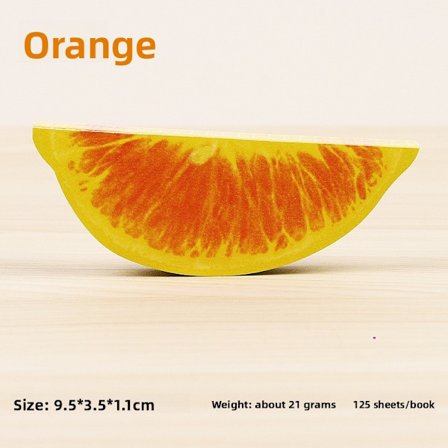 125 stk. Genanvendelige Sjove Frugtformede Sticky Notes - Æble & Pære DIY Sticky Notes, Søde Dekorative Sticky Notes til Kontor, Skole & Hjem, Remov (