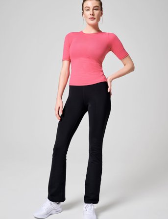 Casall Flare High Waist Pant - Black - 34