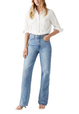 Levi's Ribcage Wide Leg Jeans Dam W27/L34