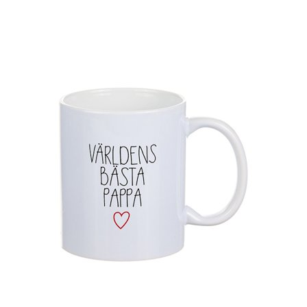 Mugg Världens bästa Pappa - Fars dag