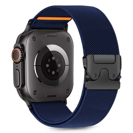 Tech-Protect nylonlås til Apple-ur 44/45/46/49 mm - Navy