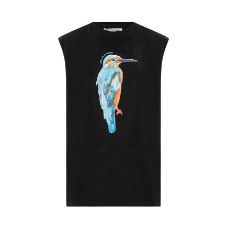 Stella McCartney, Sleeveless Tops Zwart, Dames, Maat:S
