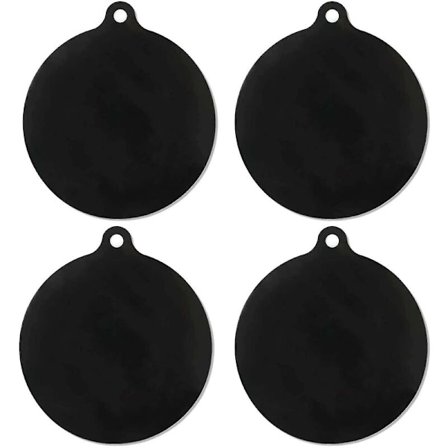 Beskyttelsesmatter for induksjonskomfyr, 4-pakning, sklisikre matter, silikonmateriale.
