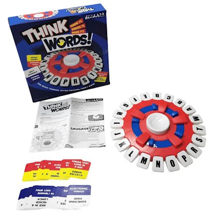 Hurtig Tænkning Ordspil Bogstaver Timer Brætspil til Familiesjov Børn Pædagogisk Tænkespil (FMY)