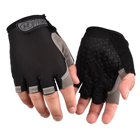 Half Finger Glove Gym Fitness Anti-Slip Gel Pad Handsker garanterer