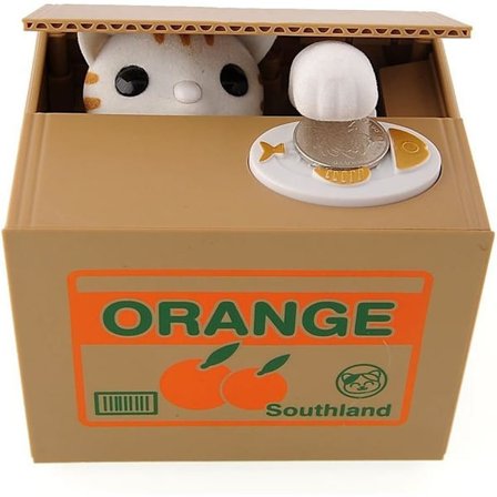 Elektrisk søt kattunge sparebøsse, kreativ boks spar pengene dine