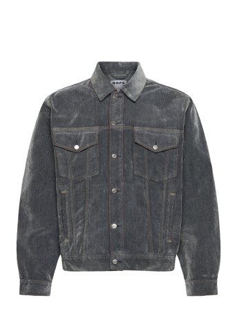 Hope Bold Denim Jacket Grey Flock - Grey - 48