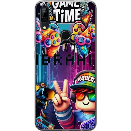 Kompatibelt Mobilskal till Huawei P Smart Z Neon Gamer Art
