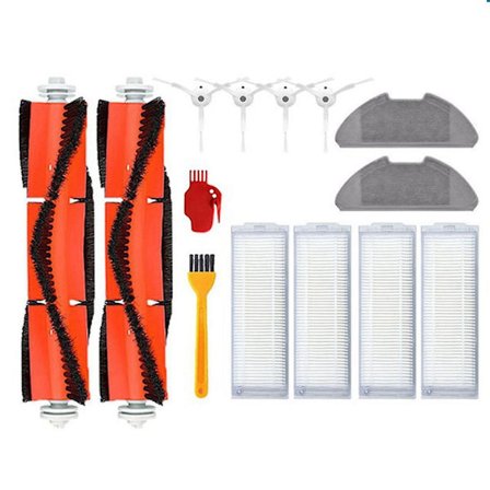 HEPA-filter för Xiaomi Robotdammsugare Mop 2 Pro Mjst1shw Moppduk Huvudsidoborste Dammsugartillbehör