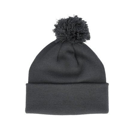 Beechfield - Grau Pom Mütze - Graphite Grey Pom @ Hatstore