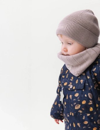 MINI A TURE Matboje Beanie. Rws - Beige - 8-10Y