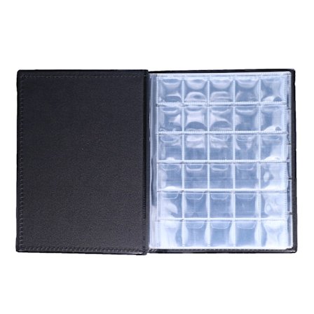 Myntsamlingsbok 10-sidigt Album för 250 Mynt, Medaljer, Märken, Present, Hållbara Sidor för Säker Myntförvaring