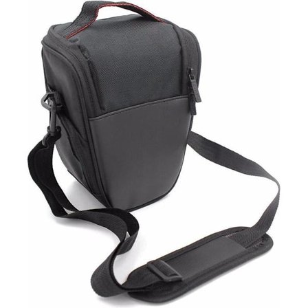 DSLR Kameraväska, Vattentät Kameraväska, Kameraväska Lämplig för Nikon/Canon/Sony, Axelväska, SLR Väska - Svart