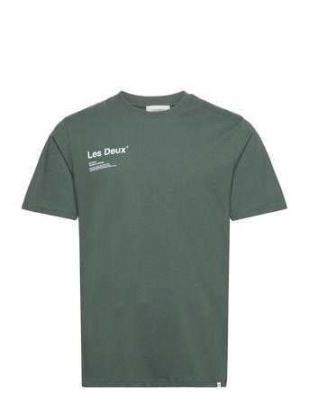 Brody T-Shirt T-shirts Short-sleeved Kakigrønn Les Deux*Betinget Tilbud